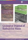 cover page of the geological disposal of radioactive waste briefing note
